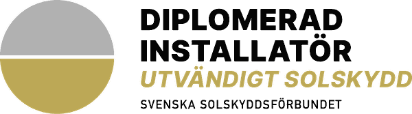 Diplomerad installatör utvändigt solskydd – Svenska Solskyddsförbundet